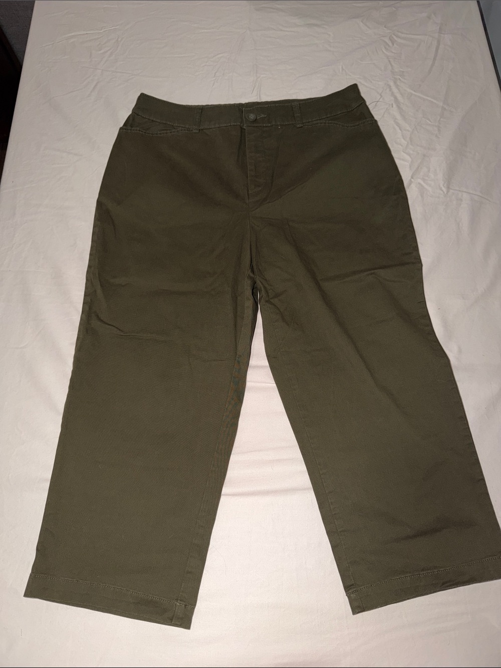 croft & barrow Olive Green Women's Capris
